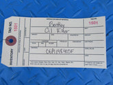 Bentley Continental Gt Gtc engine oil filter #9908